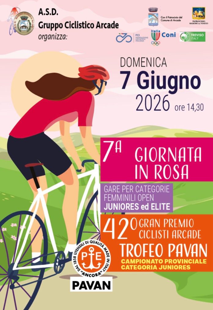 ciclismo femminile, Arcade, Giornata Rosa ciclismo femminile, Arcade, Giornata Rosa