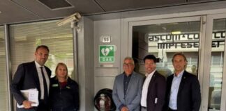 Ascom Confcommercio installa un nuovo presidio salvavita Defibrillatore, Treviso, Cardioprotezione