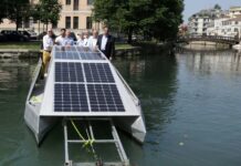 A Treviso debutta il catamarano elettrico per la pulizia del Sile CyberCat Clean 80, Treviso, sostenibilità ambientale