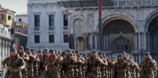 Venezia celebra il 42° anniversario dei Lagunari, un élite dell’Esercito Italiano Lagunari, Venezia, Esercito Italiano