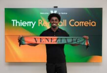 Thierry Rendall Correia al Venezia FC Thierry Rendall Correia al Venezia FC