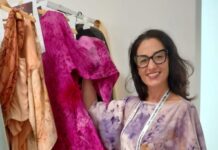 Piante tintorie protagoniste al Rome Fashion Show: l’esordio nazionale di RadicArti Piante tintorie Coldiretti Padova Moda sostenibile