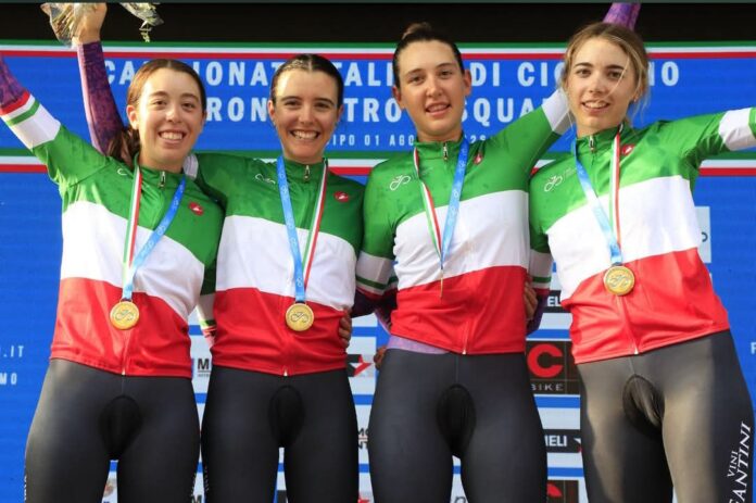 Vini Fantini BePink Campionati Italiani Codroipo cronometro a squadre Vini Fantini BePink Campionati Italiani Codroipo cronometro a squadre