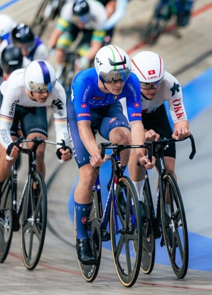 Mondiali pista juniores, ciclismo su pista, Agata Campana, Jacopo Vendramin, Nicola Padovan Mondiali pista juniores, ciclismo su pista, Agata Campana, Jacopo Vendramin, Nicola Padovan
