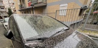 Sabbia sahariana su Treviso: il cielo cambia colore e le auto rischiano di sporcarsi pulviscolo sahariano, meteo Treviso, anticiclone africano, temporali