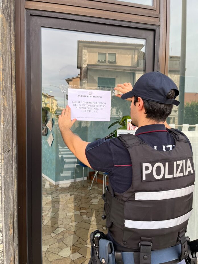 Locale chiuso a Conegliano per 7 giorni - Notizie Plus Locale chiuso a Conegliano per 7 giorni - Notizie Plus