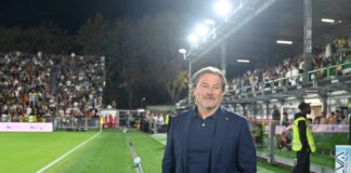 Venezia-Lazio 0-2, Stroppa non si arrende: «Se fossi la società confermerei l’allenatore, questa è la strada» Stroppa in Venezia-Lazio - foto Andrea Pattaro @Vision