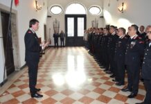 Carabinieri Treviso, prima visita del generale Bramato: incontri con militari e istituzioni Prima visita del generale Ettore Bramato
