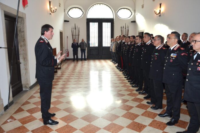 Prima visita del generale Ettore Bramato Prima visita del generale Ettore Bramato