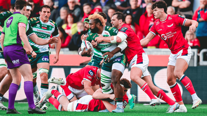 Benetton Rugby, crollo difensivo a Llanelli Benetton Rugby, crollo difensivo a Llanelli