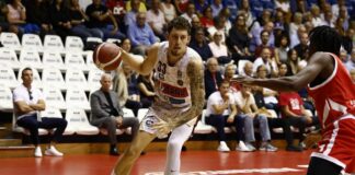 Trieste-Reyer 82-87, gli orogranata vincono un derby da batticuore Kyle Wiltjer Pallacanestro Trieste - Umana Reyer Venezia LBA Serie A - SisalClub 2026/2027 Trieste, 04/10/2026 Foto A. Gilardi/Ag. Ciamillo Castoria