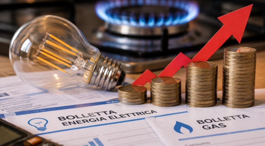 rincari energia costi energetici rincari carburanti energia elettrica